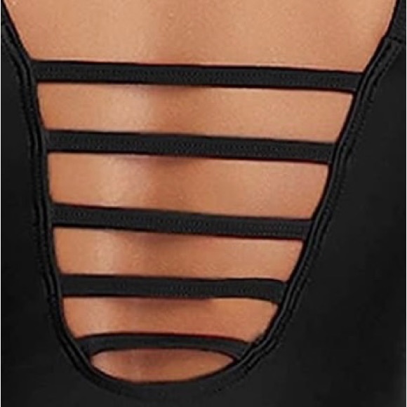 Women Mesh One Piece High Neck Swimsuit / Bathing Suit - Picture 2 of 2